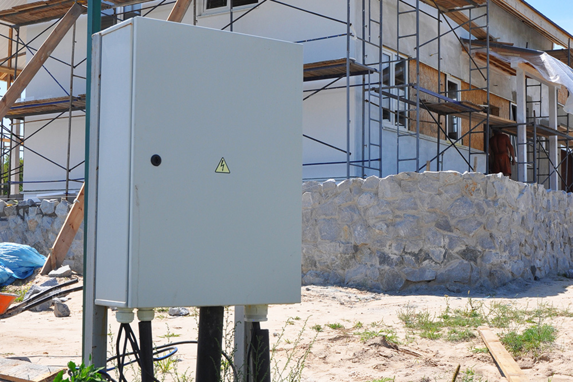 Baustrom bei Michael Herrmann in Hörselberg-Hainich